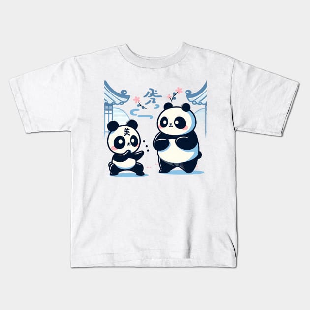 Kung Fu Panda T-shirt Kids T-Shirt by Pastew Stdio